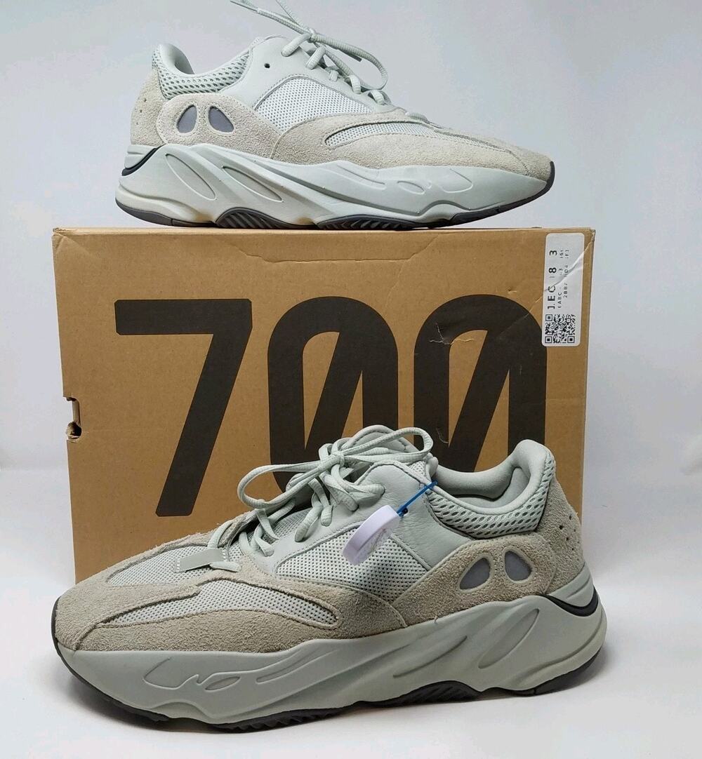 adidas Yeezy Boost 700 Salt EG7487 Mens Size 12 Gray Sneakers Authentic with Box